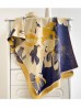 Floral Design Blanket Scarf